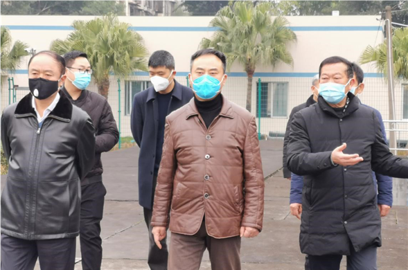 资阳市委常委、市当局常务副市长刘铁一行光临资阳欧博ABG查抄领导疫情防控工作